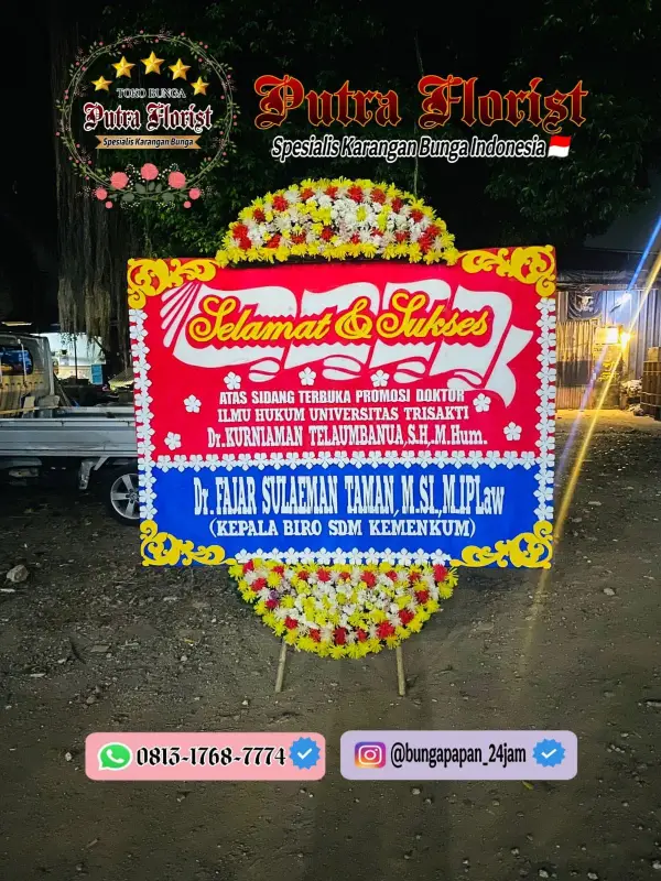 Jual Bunga Papan 700rb di Putra Florist