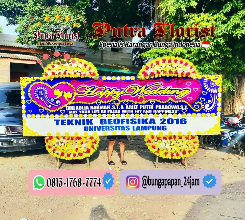 Jual Bunga Papan Gandeng 1.55jt di Putra Florist