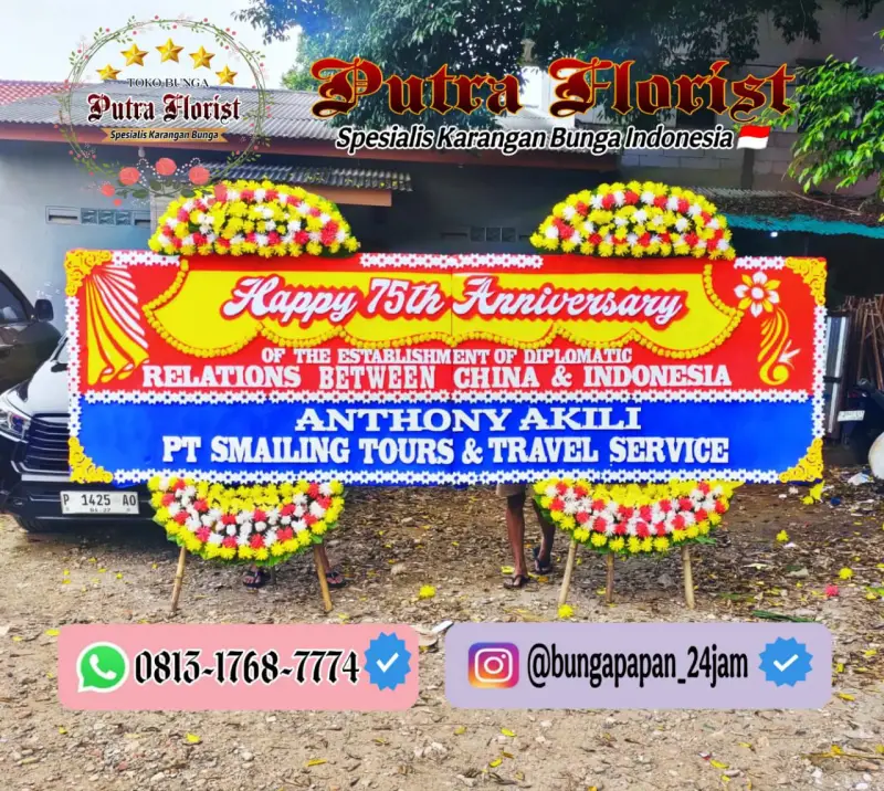 Jual Bunga Papan Gandeng 1.55jt di Putra Florist