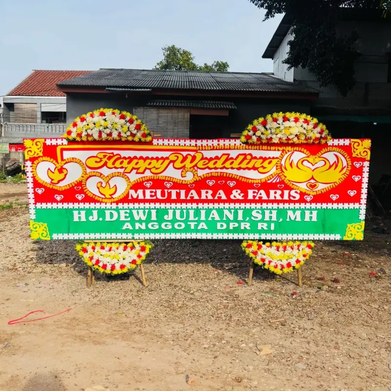 Bunga Papan Gandeng 1.65jt