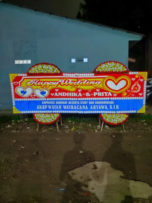 Bunga Papan Gandeng 1.65jt
