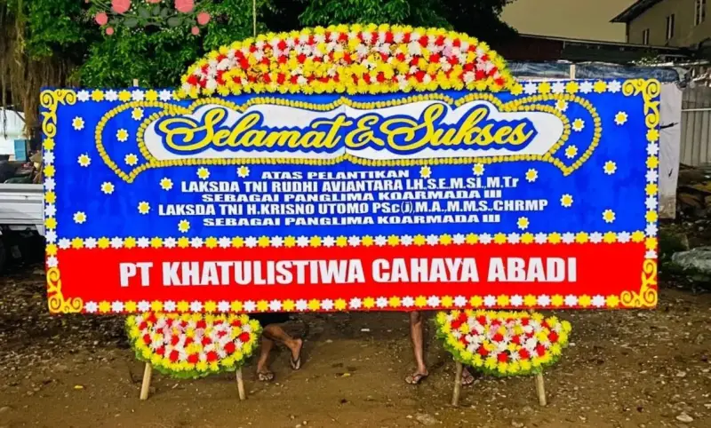Bunga Papan Gandeng 1.65jt